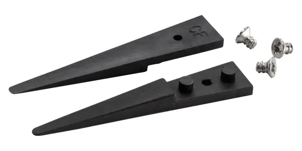 IDEAL-TEK 2ACF Precision Tweezer Spare Tips, Carbon Fibre, Straight Flat