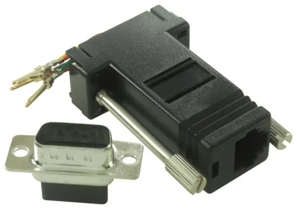 MH CONNECTORS RJ11 to 9-Way D Plug Adapter