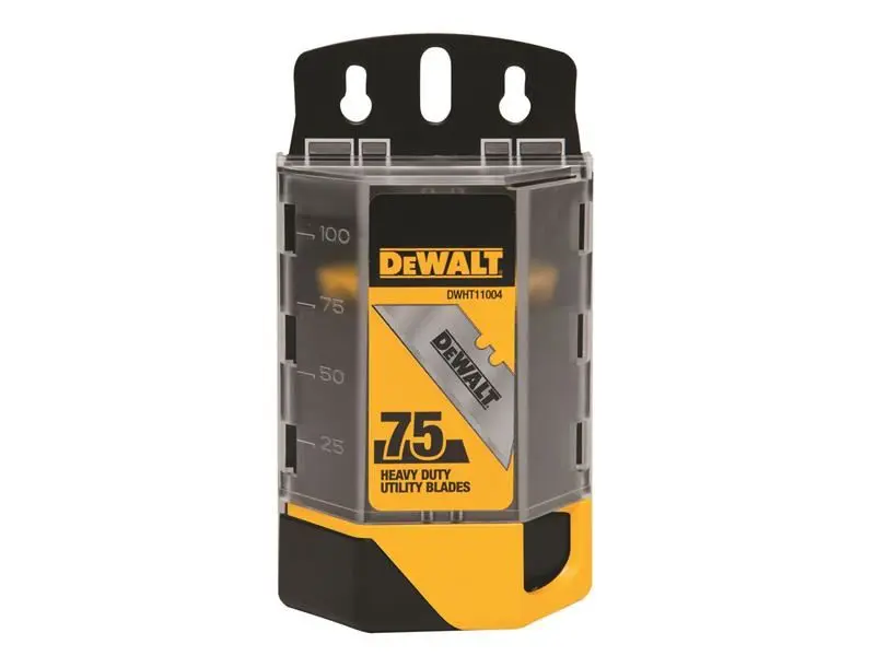Dewalt Cuchillas de Utilería Templadas por Inducción, Paquete de 75