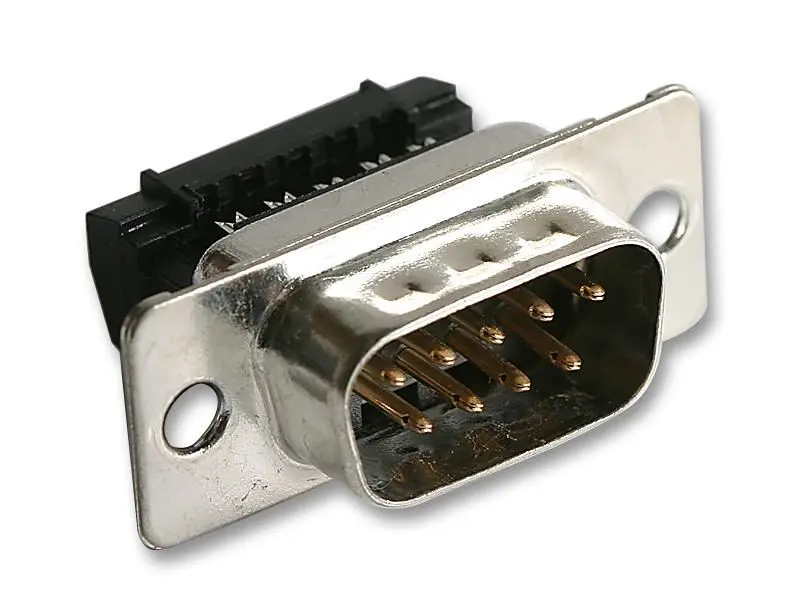 Multicomp 9-Pin IDC D-Sub Plug, Metal, DE Size