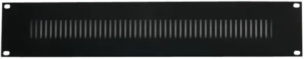 Panneau de ventilation en rack 19 pouces PULSE - 2U, noir