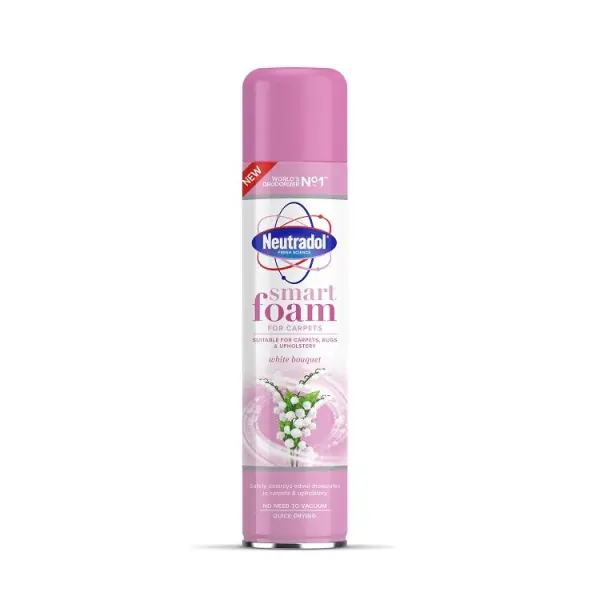Neutradol Carpet & Upholstery Smart Foam, White Bouquet, 300ml