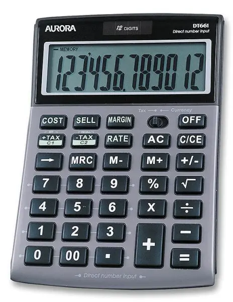 AURORA Desktop Calculator Cost-Sell-Margin & Tax