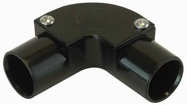 Pro Power מרפק בדיקה שחור 20 מ״מ עבור צינור