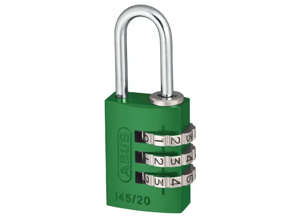 ABUS 145/20 20mm Κωδικός Σύρτης Αλουμινίου, Πράσινος