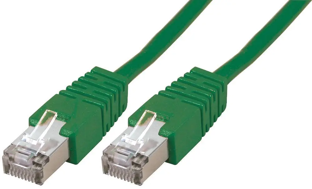PRO SIGNAL Cavo Ethernet RJ45 a RJ45 Cat5e S/FTP, 0,5m, Verde