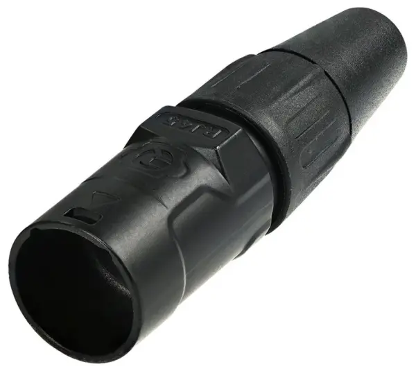 REAN Plocóid Cónaithe RJ45, Cúltaca Teorannóir Cábla, Dubh