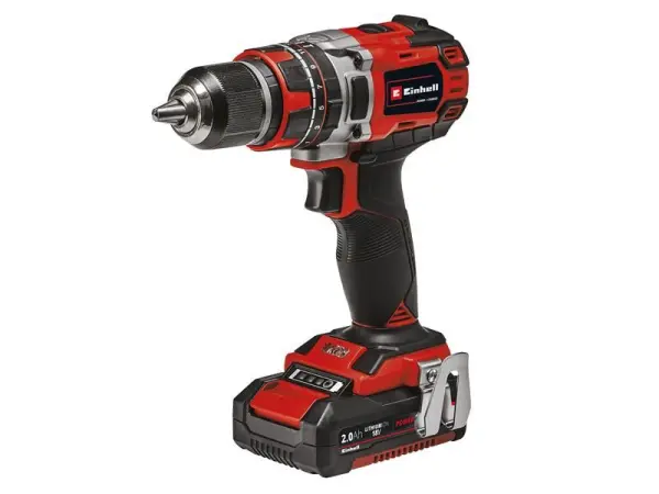 Einhell TE-CD 18/50 Li-i BL Combi Drill 18V with 2 x 2.0Ah Li-ion Batteries