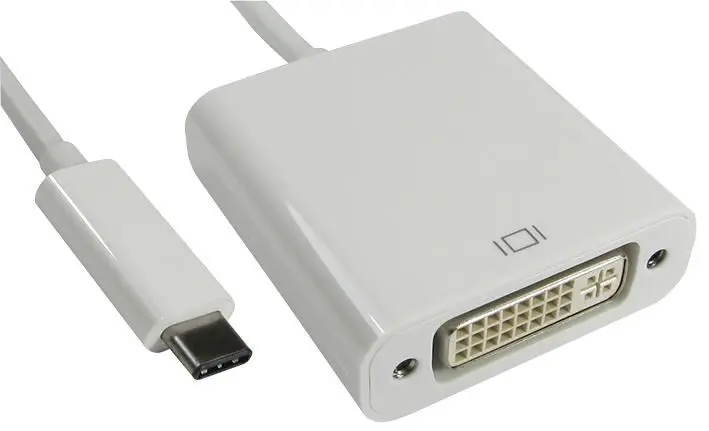Adaptateur USB-C vers DVI PRO SIGNAL, Blanc, 1080p