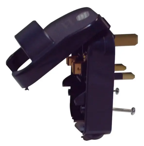 Powerconnections - Adaptateur Européen Schuko vers UK, 10A, Noir