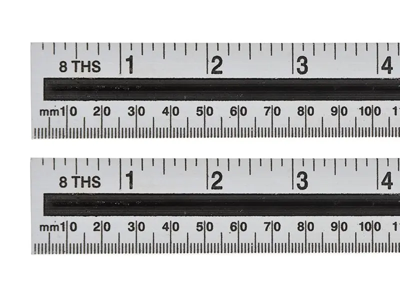 Blue Spot Tools - Règle en Aluminium 600mm avec Double Graduation Métrique/Impé