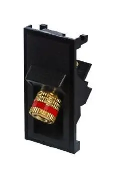 TUK Connettore Altoparlante Binding Post Oro, Nero EU, 1 Contatto