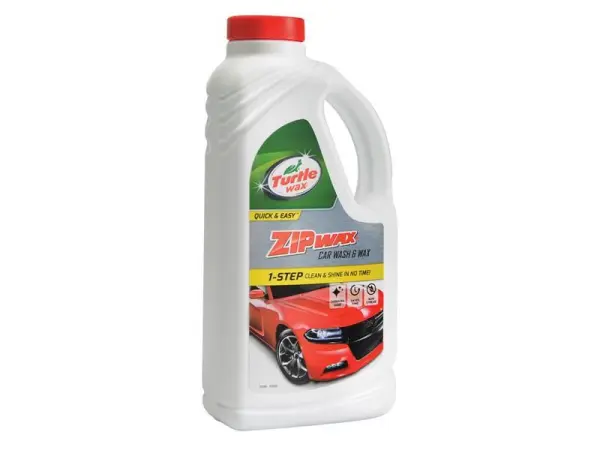 Turtle Wax Zip Wax Lavado y Encerado de Coche, 1 Litro