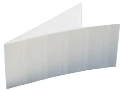 Q Connect White Suspension File Tab Inserts - Pack of 50