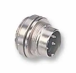 Binder Conector de Painel de 3 Vias, 250V/7A, Blindado