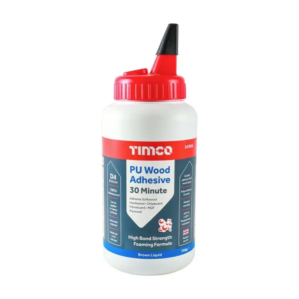 Timco PU-Holzleim 30 Minuten - Flüssig (750g - 1 Stück)