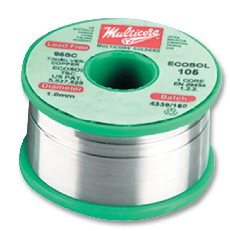 Multicore Loctite Lead-Free Solder Wire, 99.3/0.7 Sn/Cu, 0.7mm, 500g