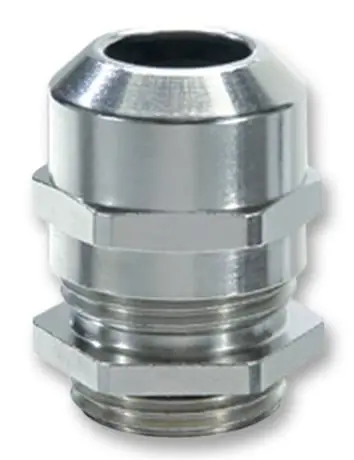 WISKA EMSKV M12 Kabelverschraubung aus vernickeltem Messing, 3-7mm Durchmesser,