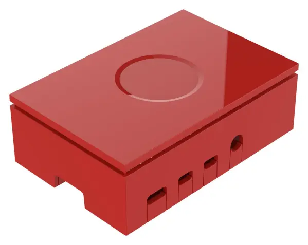 MULTICOMP PRO Premium Raspberry Pi 4 Case - Red