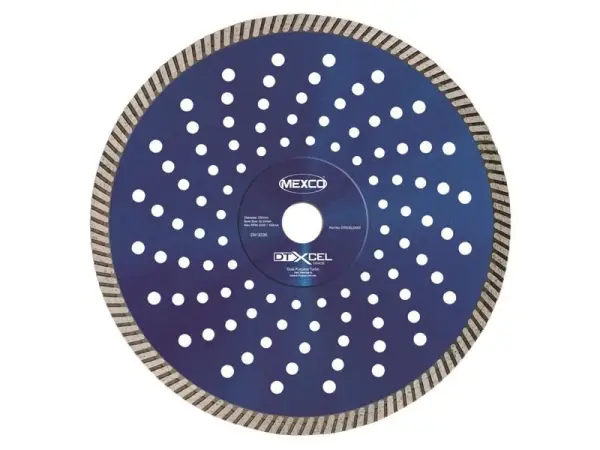 MEXCO XCEL Grade Dual Purpose Turbo Diamond Blade - 230 x 22mm
