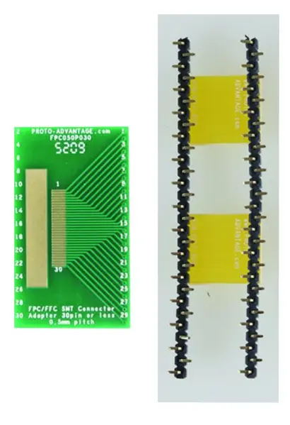 PROTO ADVANTAGE DIP Adapter, FPC/FFC SMT 0,5mm, 30 Pins