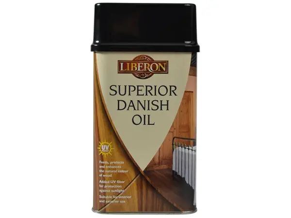 Liberon Superior Danish Oil 500ml for Wood Protection