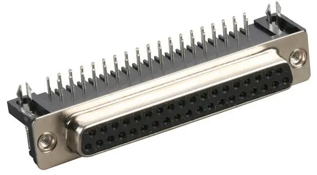 MULTICOMP PRO - Υποδοχή D-Sub 37-Pin Γωνία 90° για PCB, Επαφές από Χρυσό