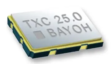 TXC SMD Oscillator, 50MHz, 25ppm, 5mm x 3.2mm, 3.3V
