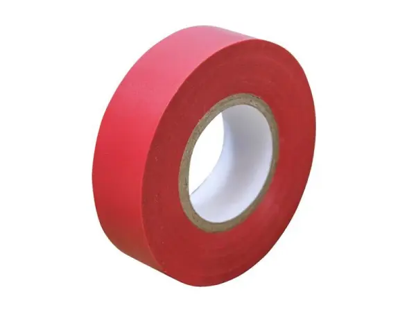 Faithfull PVC Electrical Tape, Red, 19mm x 20m, Flame Retardant