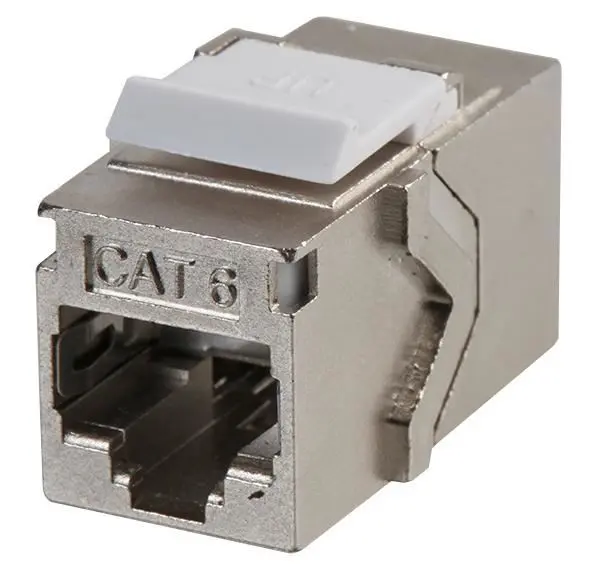 TUK Cat6 Shielded Keystone Panel Mount RJ45 Coupler