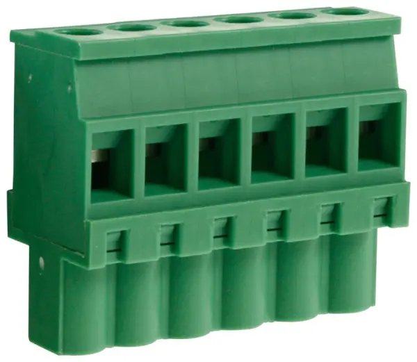 CAMDENBOSS Verticaal aansluitblok 5,08mm, 6-polig, 15A