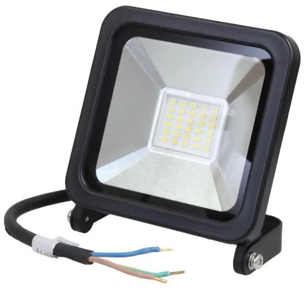 PRO ELEC LED Floodlight 20W, 1600lm, 6000K, IP65, Nero
