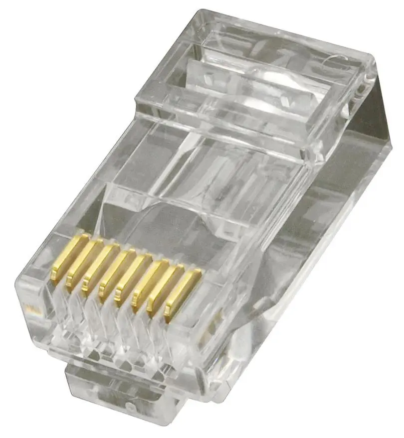 KAUDEN RJ45パススループラグ Cat6対応 8P8C 10個入り