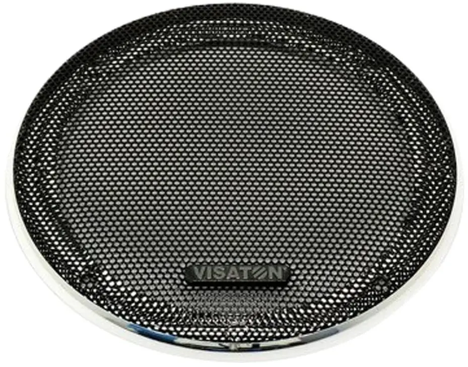 VISATON Grille de protection pour haut-parleur 4 pouces métal et chrome