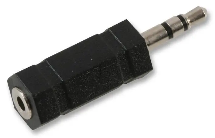 PRO SIGNAL Adaptador de Jack, 2.5mm Mono a 3.5mm Estéreo