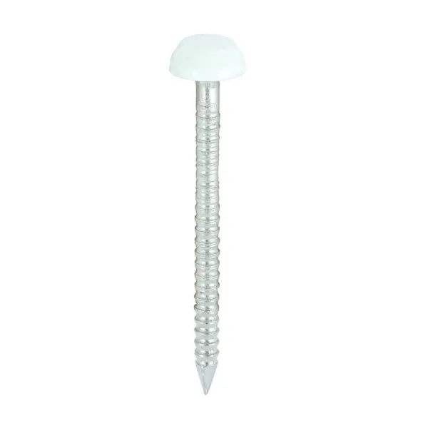 Timco Polymer Headed Pins, Ανοξείδωτο Α4 (316), Λευκό, 30mm (250τεμ)
