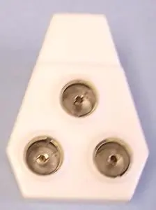 ELECTROVISION 3-Way 90도 각도 동축 스플리터, 3출력