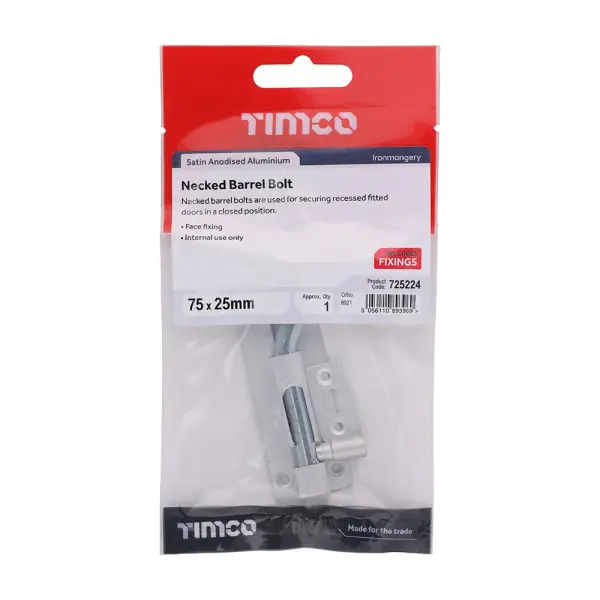Timco Versmallende Pijpslot SAA – 2 mm slag, aluminium