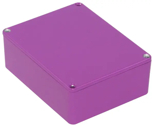 Hammond IP54 Diecast Aluminium Stomp Box Enclosure - Purple