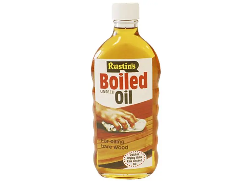 Rustins Boiled Linseed Oil 500ml for Wood Finish