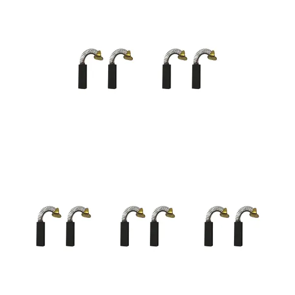 CarbonBr - 5 Sraith de 2 Scuaba Carbóin do Hoover 3128 (6.2x9.4x31/29mm)