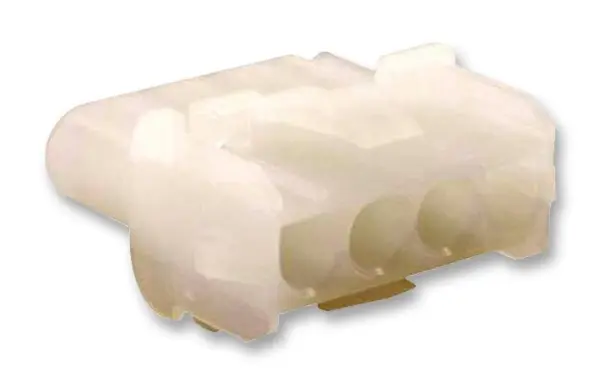 TE Connectivity 4-Way Panel Mount Receptacle Housing, 6.35mm Pitch