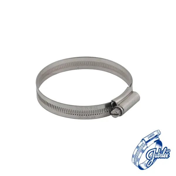 Jubilee Fascette per Tubi in Acciaio Inox 60-80mm (Conf. da 10)