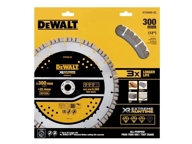 Dewalt ELITE SERIES™ 通用鑽石切割片 305 x 25.4毫米