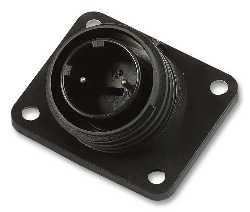 BULGIN Buccaneer Conector de Panel de 3 Vías, Nailón/Latón