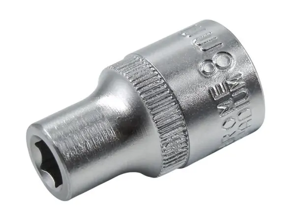 Faithfull Hex Sockets, 1/2in Drive - 8mm