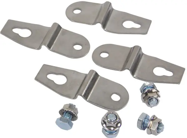 Europa SSTB Series Wall Mount Brackets Stainless Steel Pack of 4