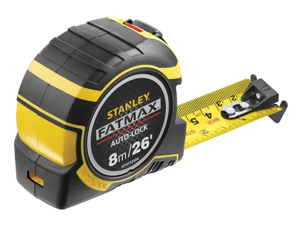 Ruban à mesurer autobloquant STANLEY FatMax 8 m/26 pi, largeur 32 mm
