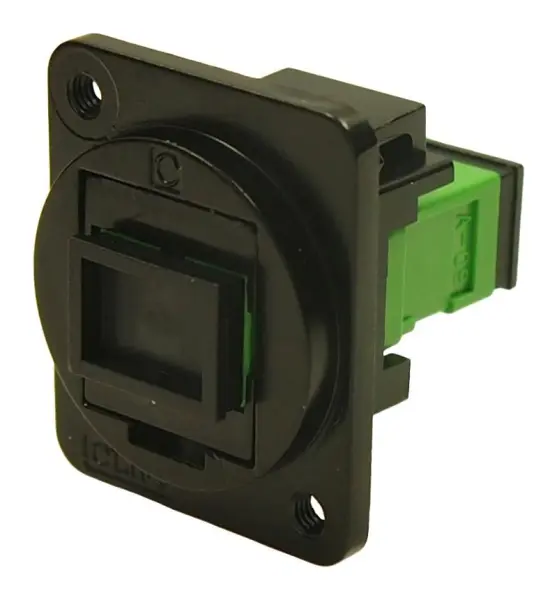 CLIFF FT SC Simplex Feedthrough Connector, APC Panel Mount Dubh