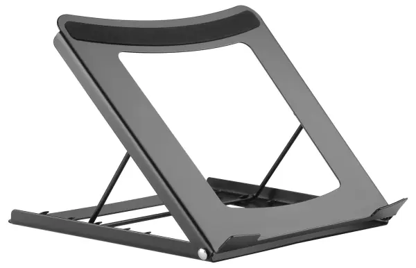 Adjustable Metal Laptop Stand Up to 15 Inch Black
